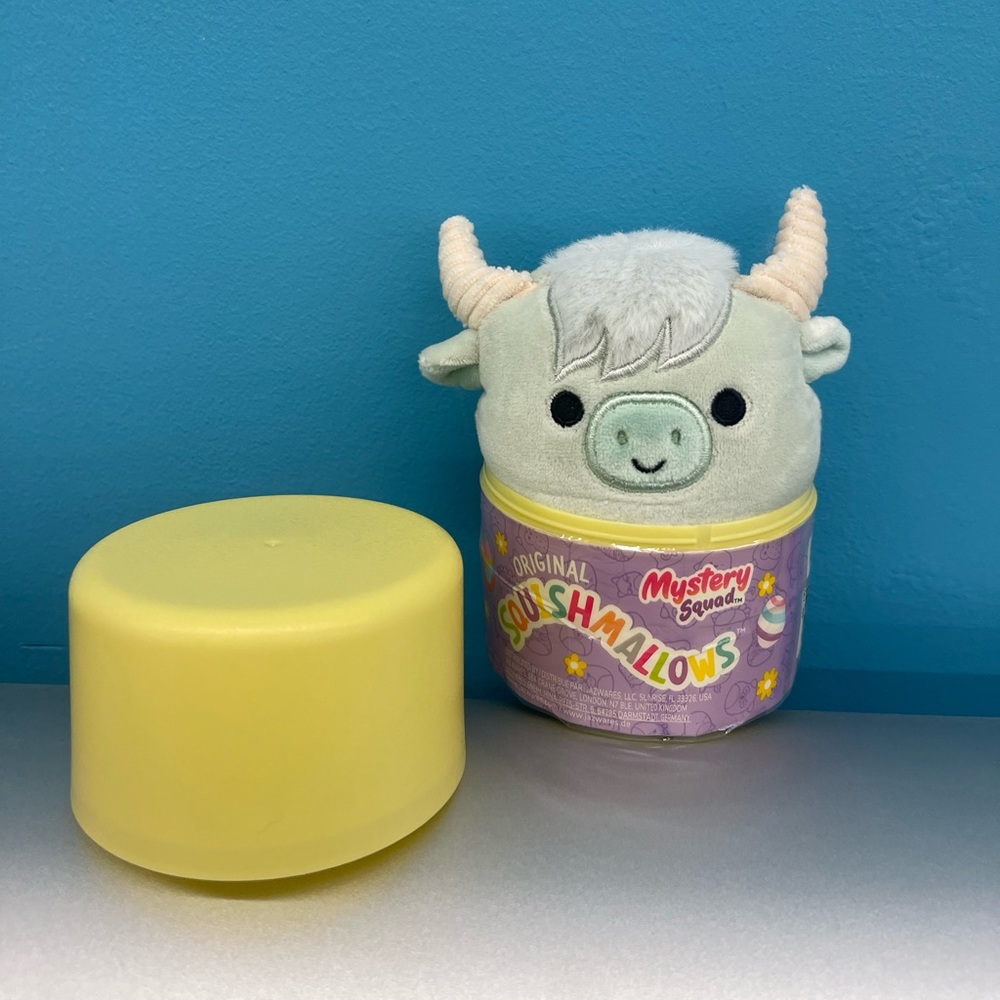Mistery Squad ❤️ Iver Mint Longhorn cow  Squishmallow 4”